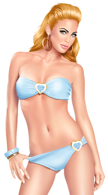 TUBE FILLE EN MAILLOT DE BAIN 2