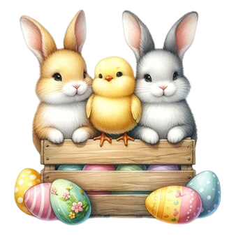 TUBE PAQUES LAPIN