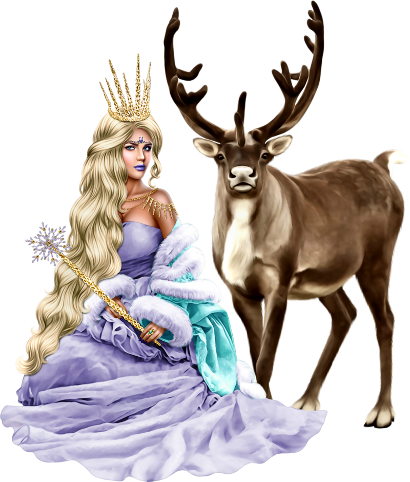 09_Snow_queen_and_deer_JuliaFox.png