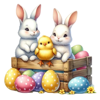 TUBE PAQUES LAPIN
