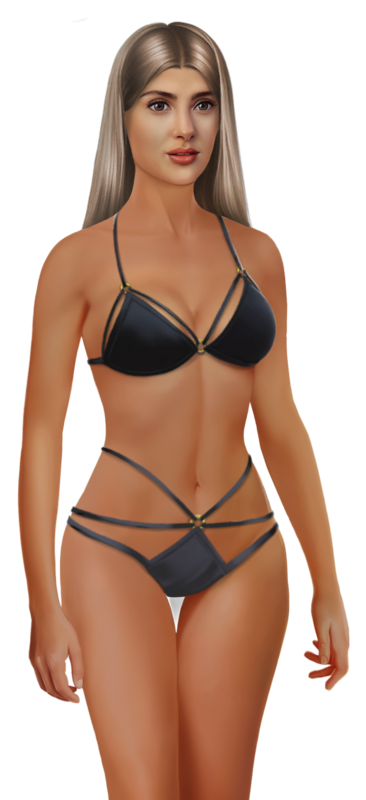 TUBE FILLE EN MAILLOT DE BAIN 2