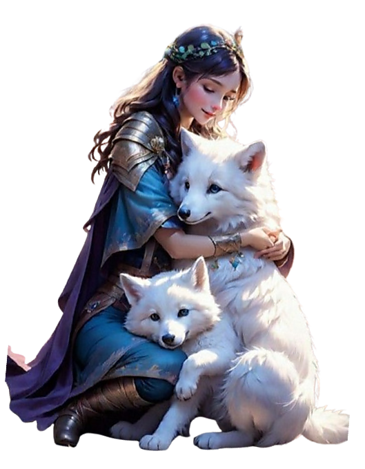 TUBE FILLE AVEC ANIMAUX 7