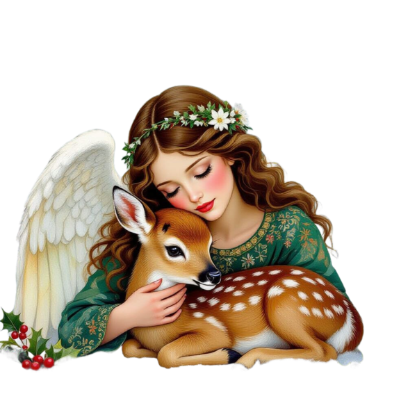 TUBE FILLE AVEC ANIMAUX 7