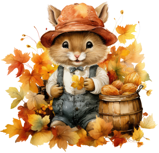 TUBE AUTOMNE ANIMAUX