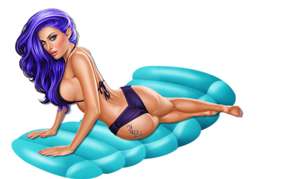 TUBE FILLE EN MAILLOT DE BAIN 2