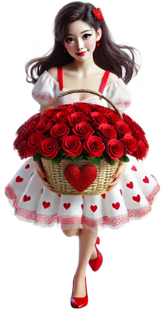 TUBE SAINT VALENTIN FILLE