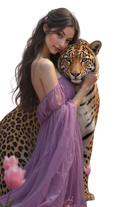 TUBE FILLE AVEC ANIMAUX 7