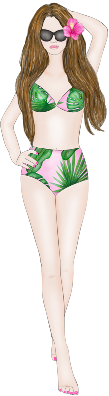 TUBE FILLE EN MAILLOT