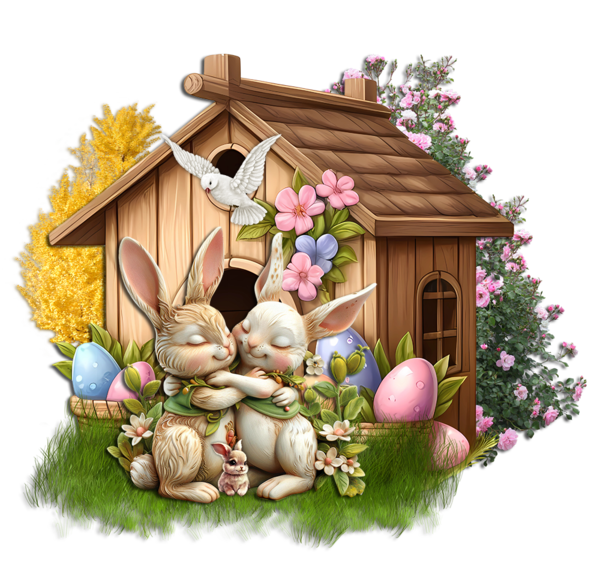 TUBE PAQUES LAPIN