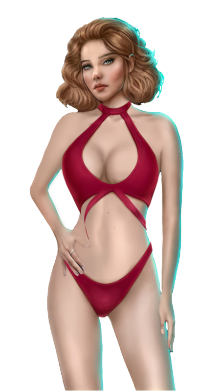 TUBE FILLE EN MAILLOT DE BAIN 2