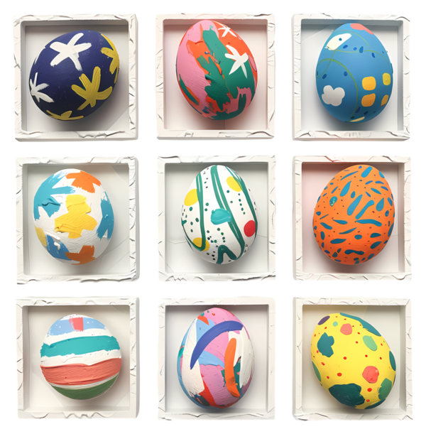TUBE PAQUES OEUFS