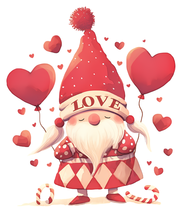 TUBE SAINT VALENTIN PERSONNAGE