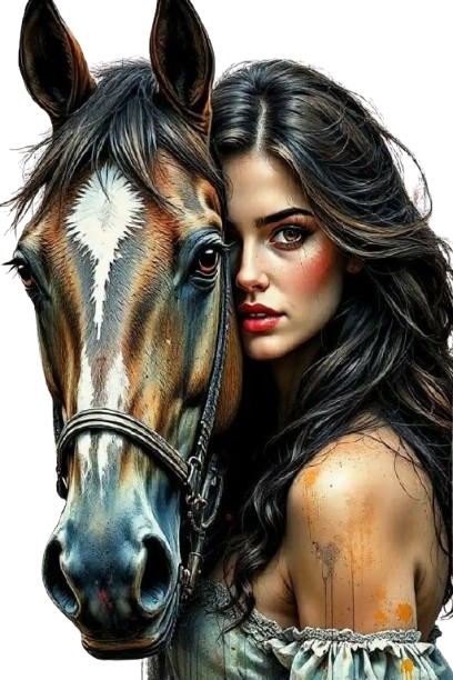 TUBE FILLE AVEC ANIMAUX 7