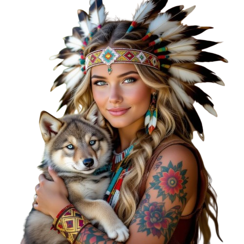 TUBE FILLE AVEC ANIMAUX 7