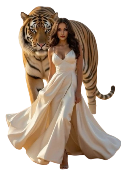 TUBE FILLE AVEC ANIMAUX 7