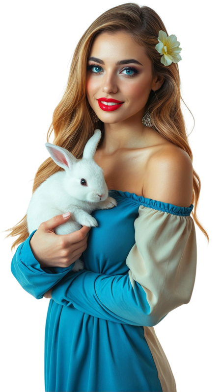 TUBE FILLE AVEC ANIMAUX 6