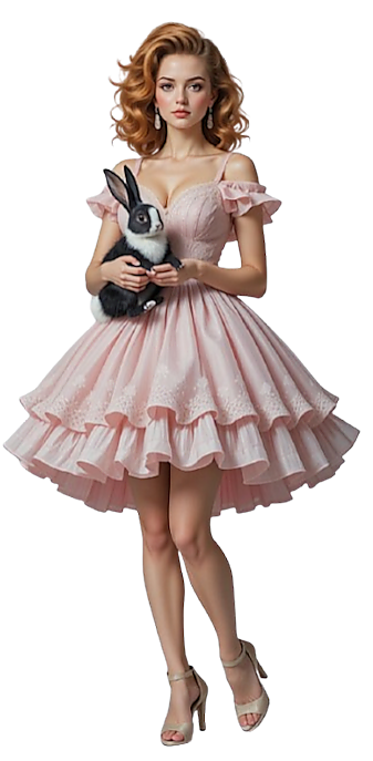 TUBE FILLE AVEC ANIMAUX 6