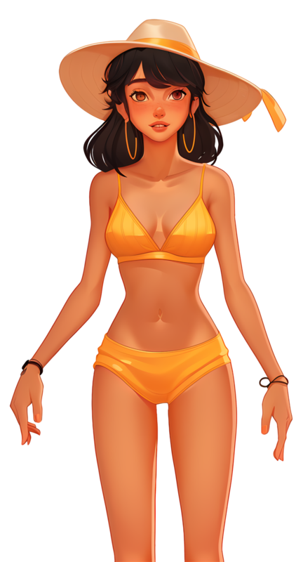 TUBE FILLE EN MAILLOT 2