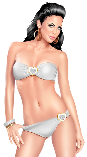 TUBE FILLE EN MAILLOT DE BAIN 2