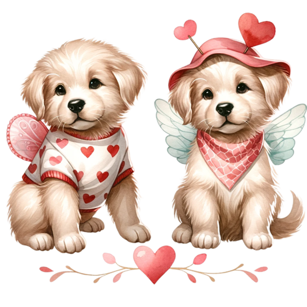 TUBE SAINT VALENTIN ANIMAUX