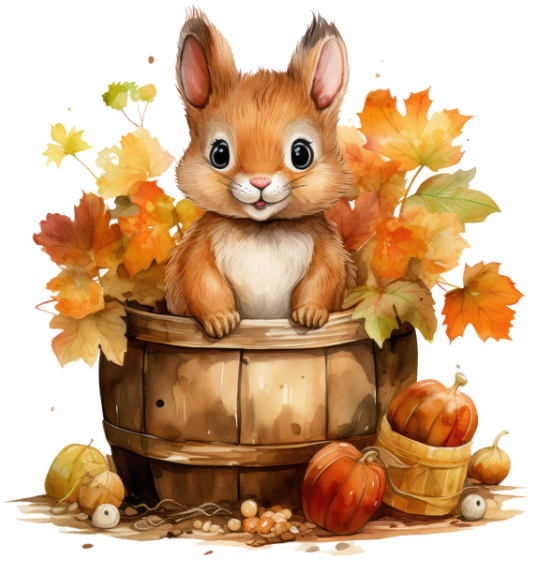 TUBE AUTOMNE ANIMAUX