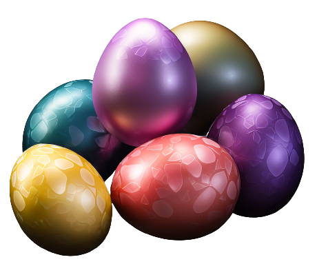 TUBE PAQUES OEUFS