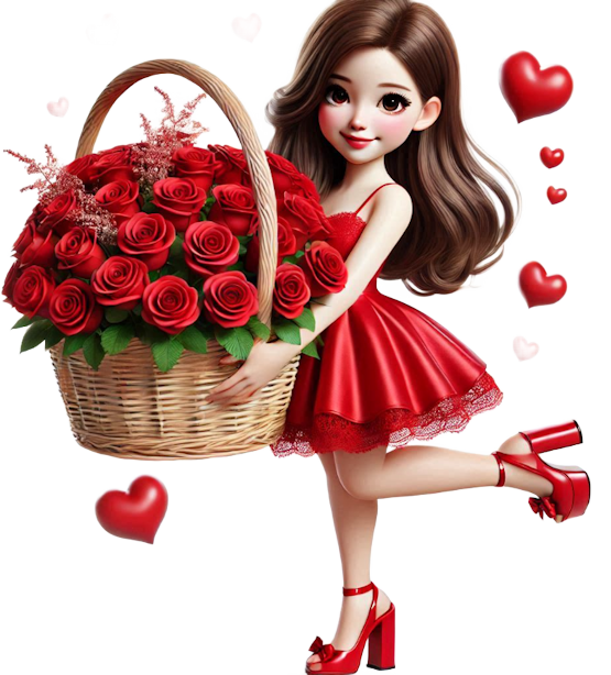 TUBE SAINT VALENTIN FILLE