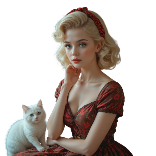 TUBE FILLE AVEC ANIMAUX 7