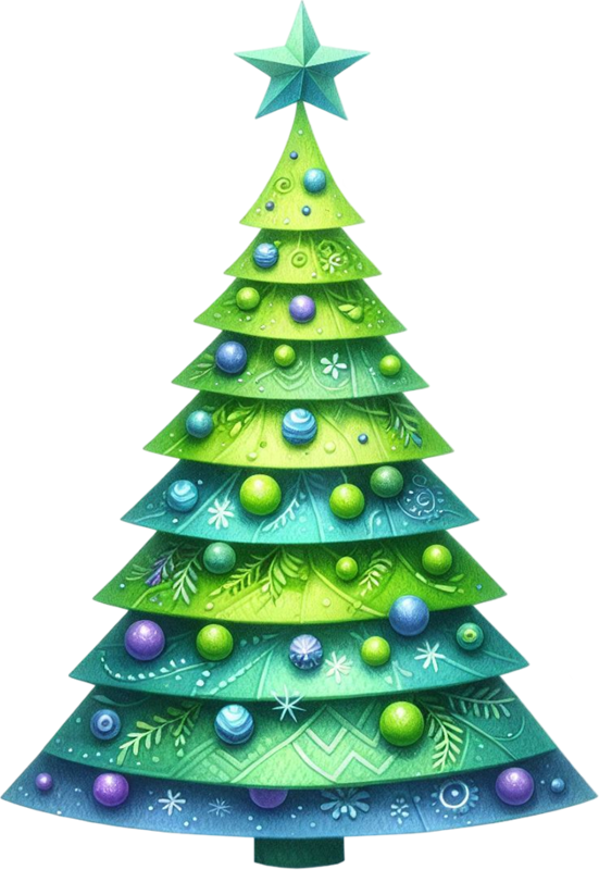 TUBE NOEL BOULE + SAPIN 2