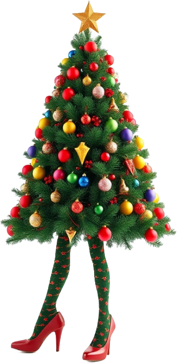 TUBE NOEL BOULE ET SAPIN 2