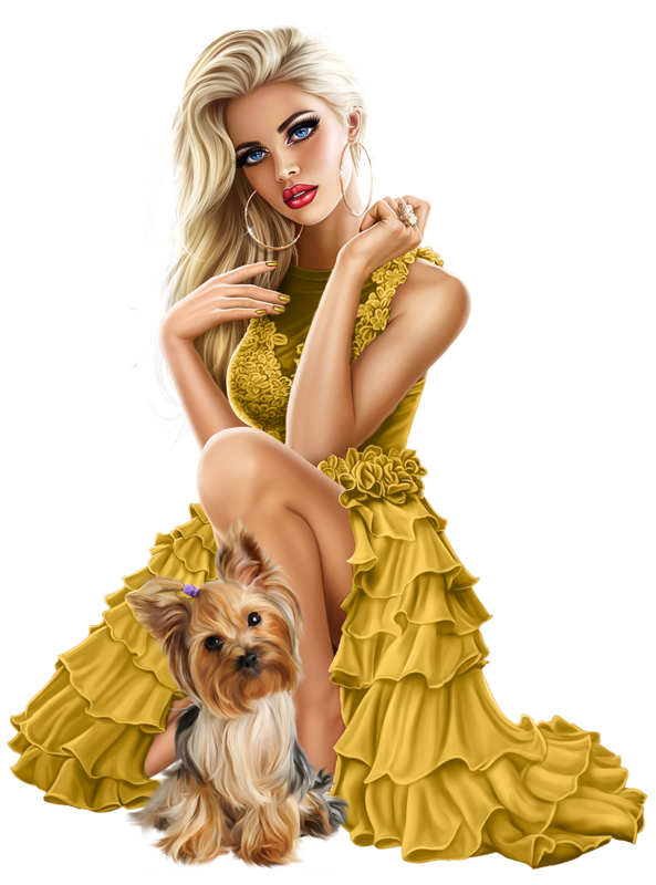 TUBE FILLE AVEC ANIMAUX 6