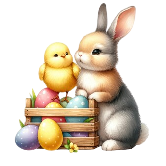 TUBE PAQUES LAPIN