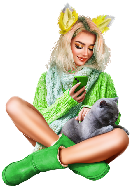 TUBE FILLES AVEC AVEC ANIMAUX 6