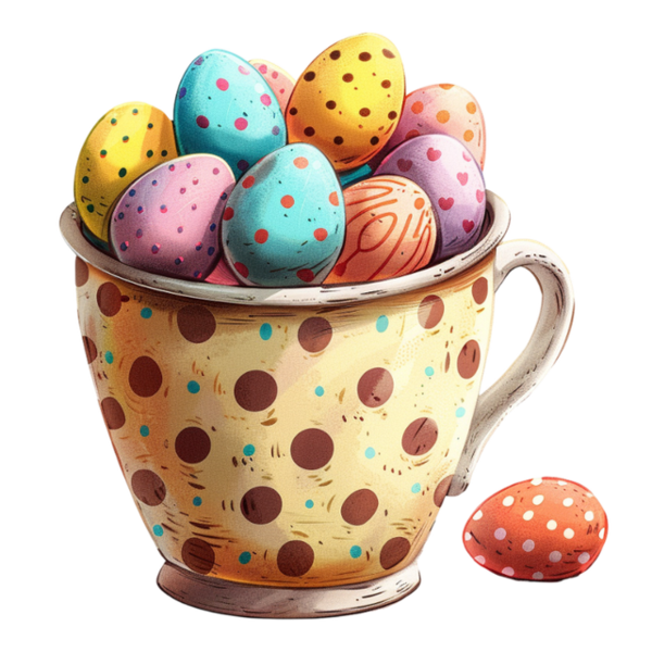 TUBE PAQUES OEUFS