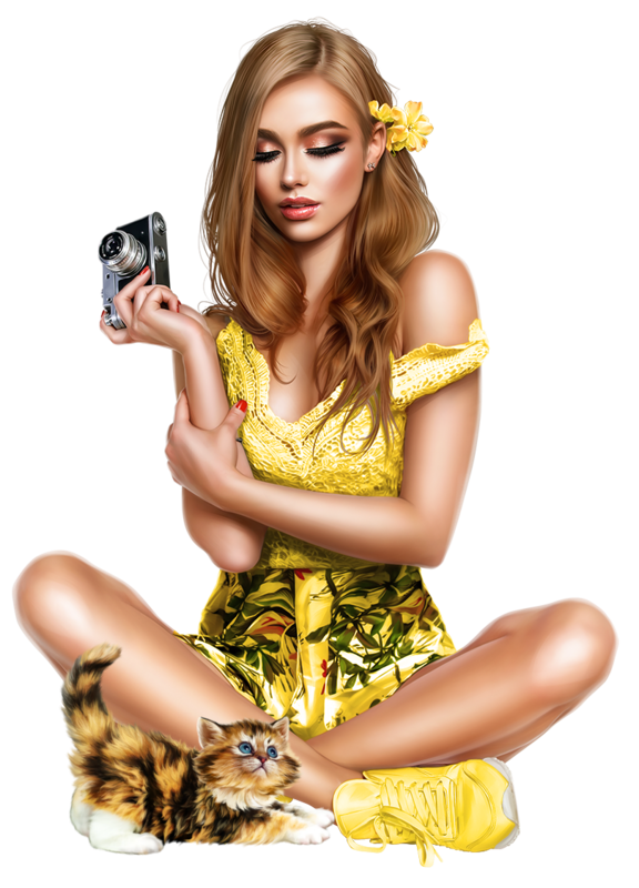 TUBE FILLE AVEC ANIMAUX 6