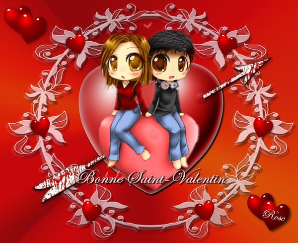 BONNE SAINT VALENTIN A TOUS LES AMOUREUX !