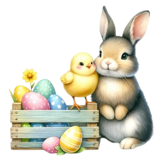 TUBE PAQUES LAPIN