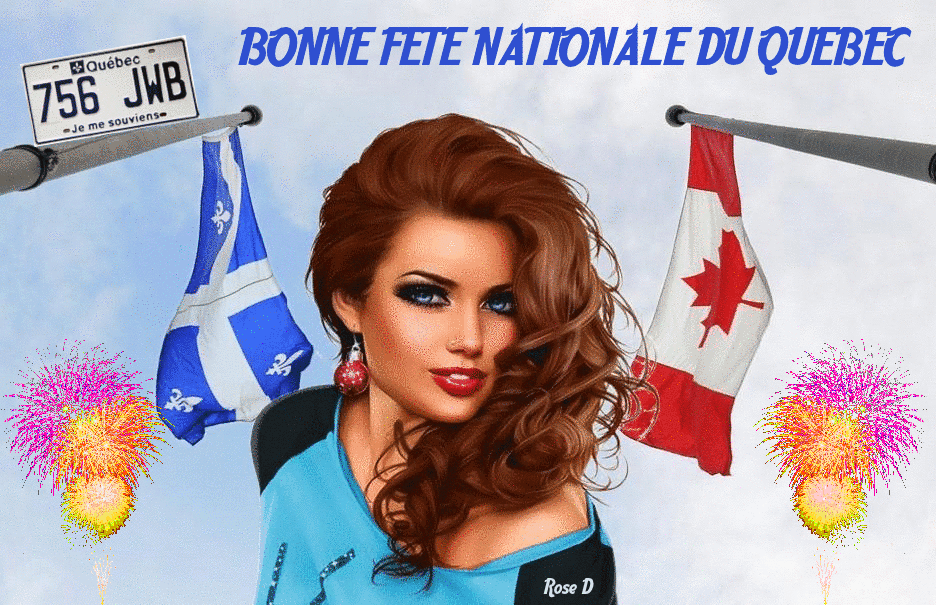 Bonne Fete Nationale A Nos Amis Les Quebecois