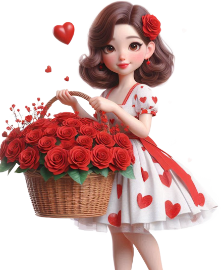 TUBE SAINT VALENTIN FILLE