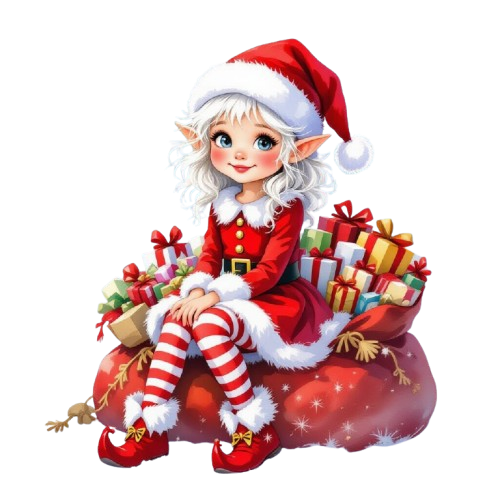 TUBE NOEL ELFE ANGE LUTIN