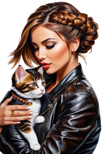 TUBE FILLE AVEC ANIMAUX 7