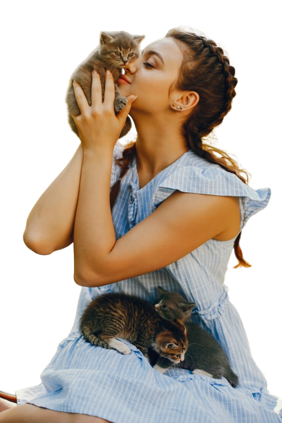 TUBE FILLE AVEC ANIMAUX 6