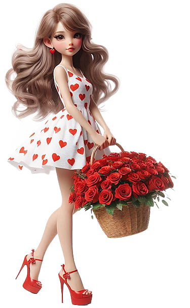 TUBE SAINT VALENTIN FILLE