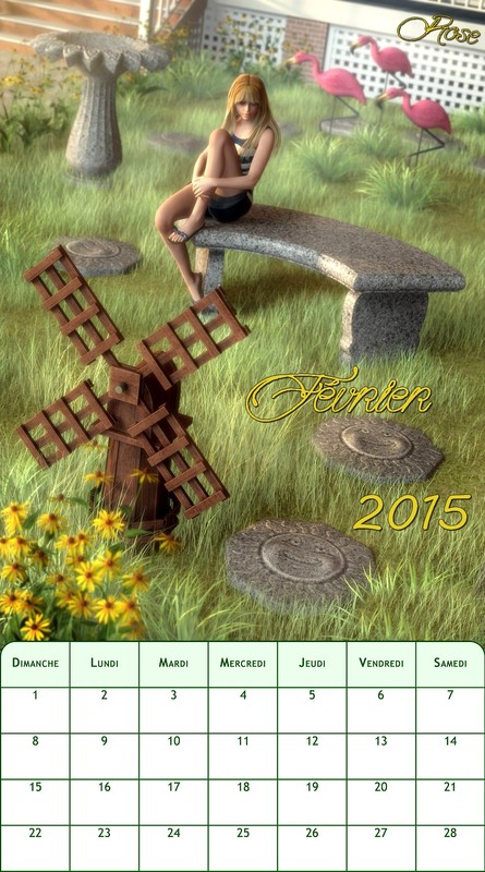 CALENDRIER FEVRIER 2015