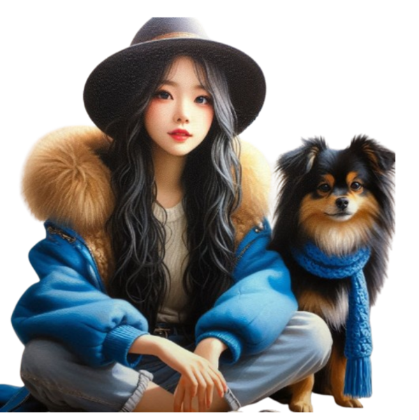 TUBE FILLE AVEC ANIMAUX 7