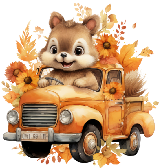 TUBE AUTOMNE ANIMAUX