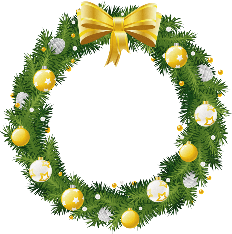 Christmas-Clipart-Christmas-Wreath-with-Golden-Ornaments.png