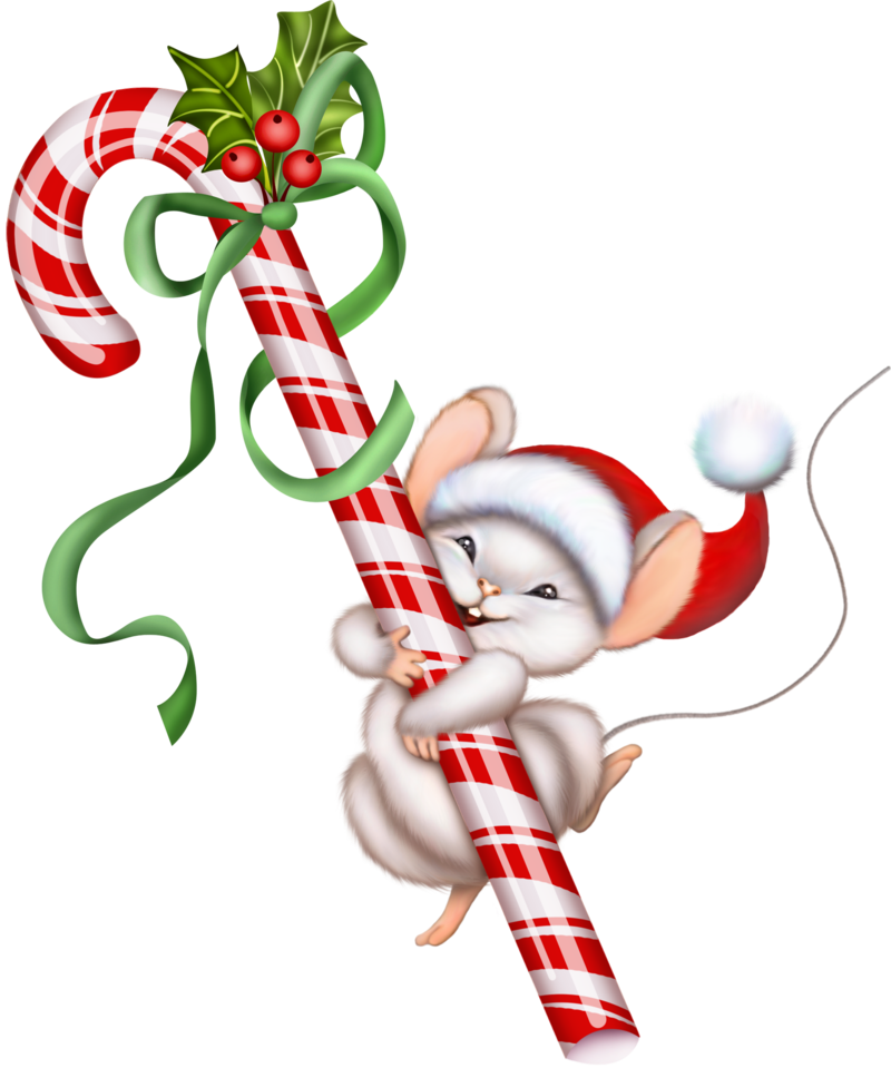 Christmas_Candy_Cane_and_Mouse_PNG_Clipart.png