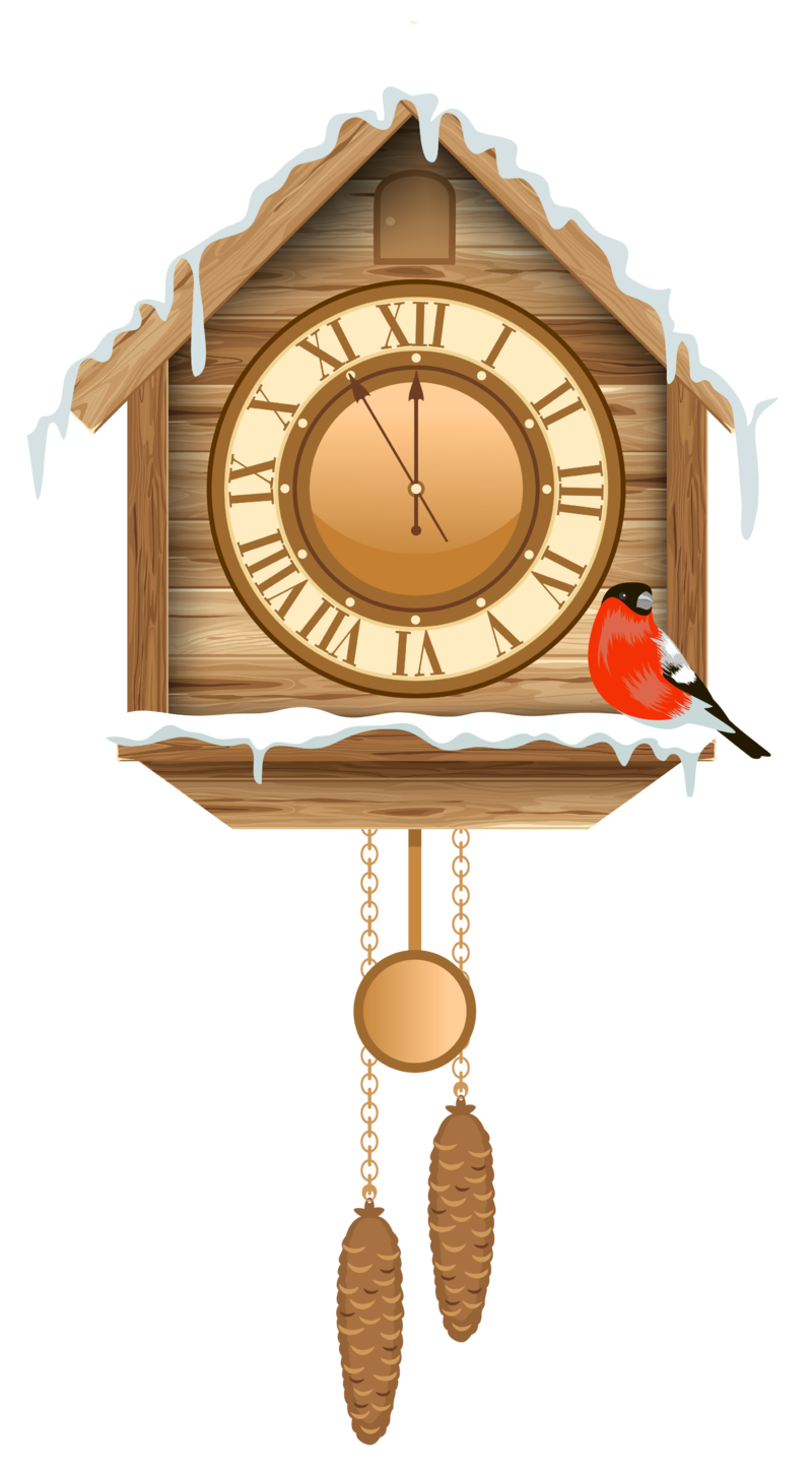 Christmas_Cuckoo_Clock_with_Snow_PNG_Clipart.png