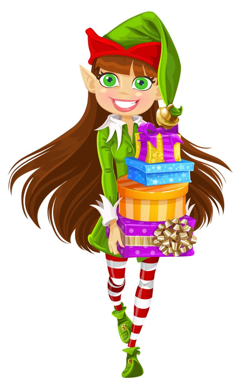 Christmas_Girl_Elf_with_Gifts_PNG_Picture.png
